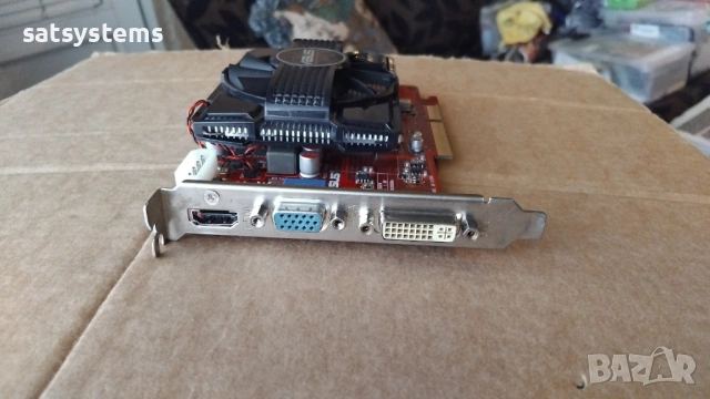 Видео карта AMD Radeon Asus HD AH4650 HDMI 1024MB GDDR2 128bit AGP, снимка 2 - Видеокарти - 54579068