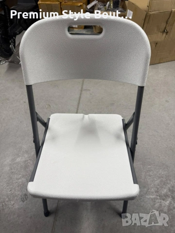 Комплект 2 броя сгъваеми кетъринг столове за градина и събития - удобни и издръжливи, снимка 4 - Други стоки за дома - 54002968