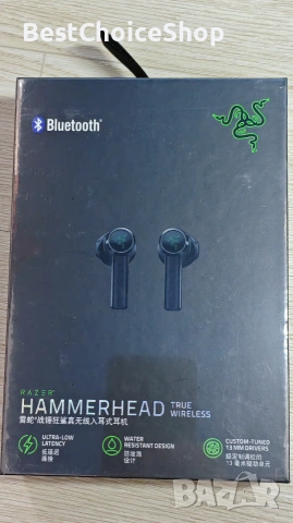 Слушалки Gaming Безжични Razeр Hammerhead True Wireless. Bluetooth, снимка 2 - Слушалки, hands-free - 55142014