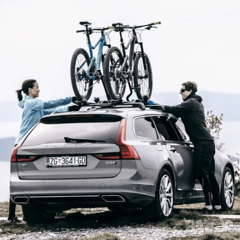 Багажник стойка за велосипед колело THULE Pro Ride 598 Сив, снимка 7 - Аксесоари и консумативи - 54818373