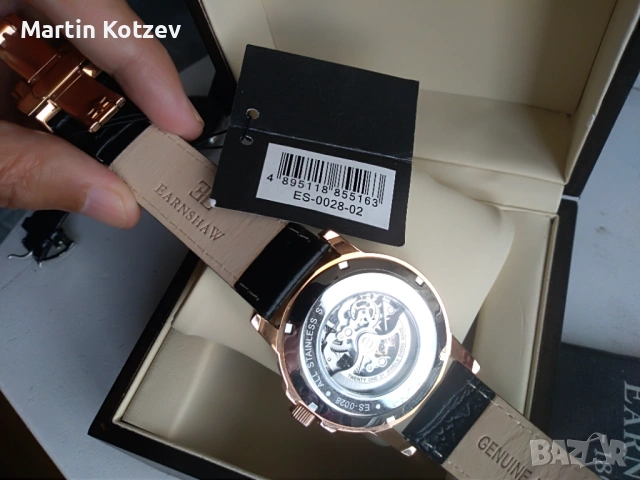 Thomas Earnshaw automatic sceleton , снимка 2 - Мъжки - 54812985