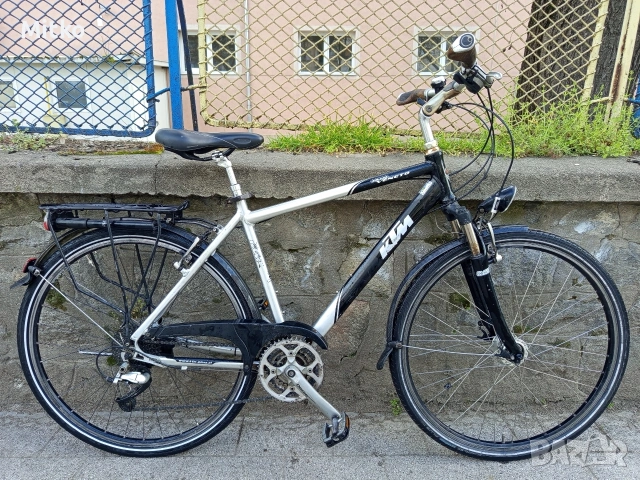 28 цола алуминиев велосипед КТМ с 21 скорости усилени капли амортисьори предни като нов , снимка 10 - Велосипеди - 53987484