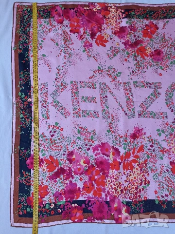 Дамски шал Kenzo коприна, снимка 2 - Шалове - 54916692