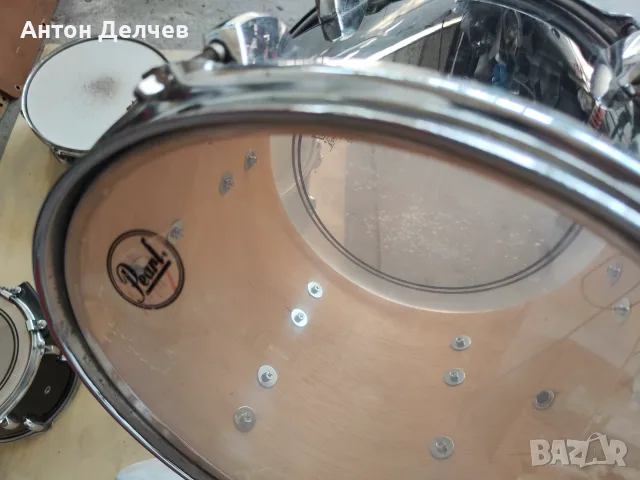 Барабани Pearl Export Series (Made in Taiwan) – 3 тома с I.S.S. холдери + Соло барабан, снимка 8 - Ударни инструменти - 55349759