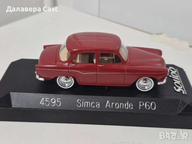 1/43 Simca Aronde P60 Solido , снимка 4 - Колекции - 55165340