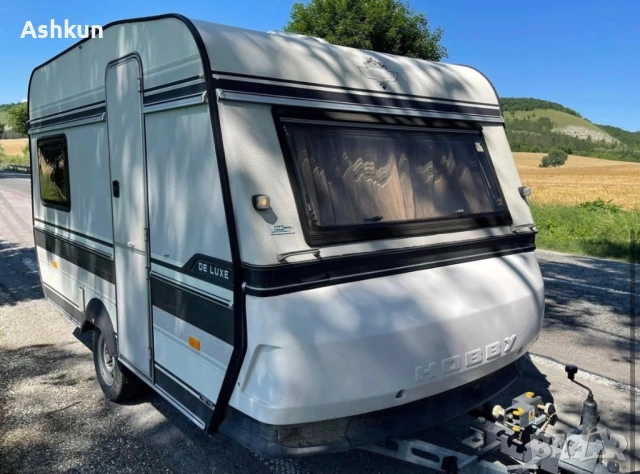 Каравана Hobby De Luxe, снимка 2 - Каравани и кемпери - 54875624