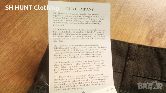 PINEWOOD HUNTING Trouser размер M / 48 за лов риболов панталон със здрава материя - 2652, снимка 11 - Екипировка - 54643279