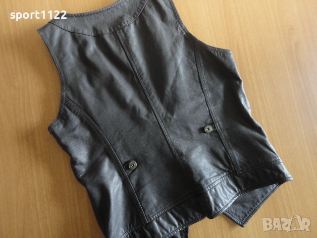 Arma/S/естествена кожа/дамски елек, снимка 5 - Елеци - 54054253