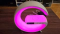 G shape RGB блутуут колонка и wireless charger 15w, снимка 8
