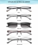 EYECEDAR Комплект от 5 очила за четене 2.0, снимка 4