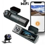 Видеорегистратор Vehicle BlackBox DVR FULL HD 1080 + задна камера, снимка 1
