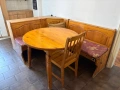 Продавам масивен кухненски комплект от естествено дърво , снимка 1
