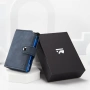 BEWMER RFID card case slim wallet / money clip / black / нов, снимка 13