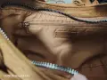 велурена чанта с ресни в кафяво, снимка 7