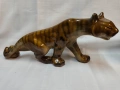Стара порцеланова скулптура на тигър- 1970 г., снимка 1