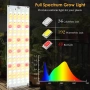  4 LED платки с пълноспектърна светлина за растения комплект, снимка 2