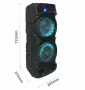 Bluetooth тонколона speaker ZQS-8210 2x8" 4800mAh, снимка 4