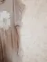 Бежова рокля лен, снимка 2