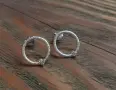 Сребърни обеци., снимка 3