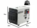 Шумоизолиран дизелов трифазен генератор Blackstone 6.3 kW, снимка 2