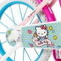 Детски велосипед Hello Kitty 16" с помощни колела, кошница и допълнително задно столче, снимка 4