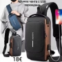 Мъжка чанта за през рамо Crossbody с USB зареждане, снимка 1