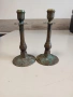 Чифт бронзови свещници, снимка 1