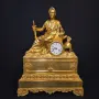 Уникален френски каминен часовник 1830г, снимка 1