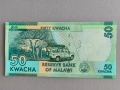 Банкнота - Малави - 50 квача UNC | 2016г., снимка 2