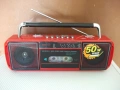 Стерео радиокасетофон "SILVER" работещ, снимка 1