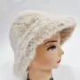 Дамска пухкава зимна шапка тип клош, снимка 5