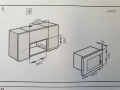 17L - 600мм - Miele M8160 Микровълнова Фурна за Вграждане, снимка 12