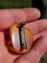Стара кехлибарена брошка , снимка 3