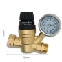 Регулатор на налягането на водата 3/4" с манометър – Редуктор до 160 PSI за напояване хидрофор 10367, снимка 11