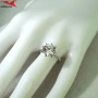 Пръстен с платинено покритие 221057, снимка 4
