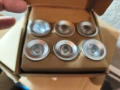 Чисто нов комплект 6 броя Mini LED лунички за вграждане – 2W, IP65, Топла светлина , снимка 2