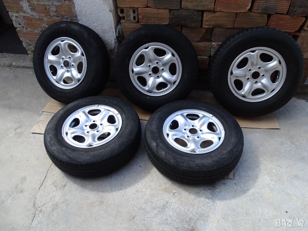 Стоманени джанти с гуми за Land Rover Freelander 1, снимка 1