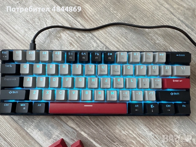Механична клавиатура MageGee MK-STAR 61, снимка 4 - Клавиатури и мишки - 54748554