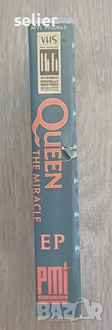 Queen ‎– The Miracle EP Оригинална касета VHS Издание 🇬🇧 UK 1989г Състояние:VG+ Цена:13 евро  Това, снимка 3 - Други жанрове - 55001893