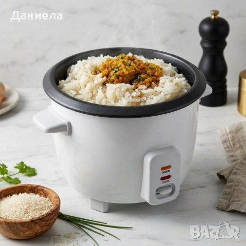 Компактна оризоварка 0.6L – Перфектен ориз всеки път, 300W, Автоматично поддържане на топлина, снимка 2 - Други - 54286617