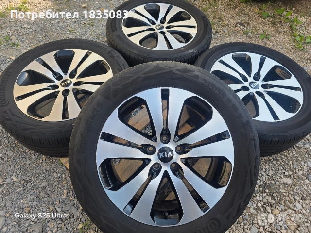 Лети джанти 18ки 5х114.3 Kia + летни гуми 235/55/18