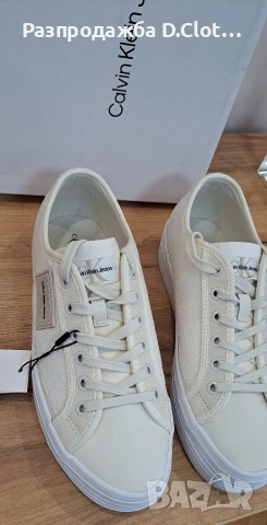 Calvin Klein кецове 39 естествена кожа , снимка 10 - Кецове - 54828367