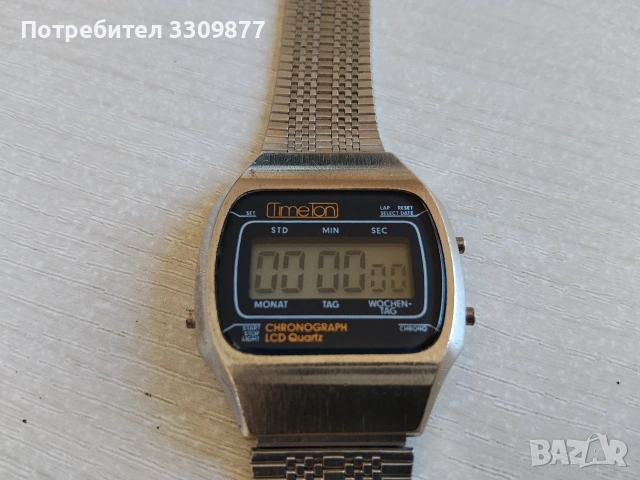 Лот ретро часовници Buletronic и Timeton, снимка 14 - Мъжки - 55079528