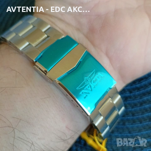 Часовник Invicta ProDriver, 100m, Seiko Caliber/Hattori/TMI C32 кварц, корона на винт, черен, снимка 11 - Мъжки - 54582346
