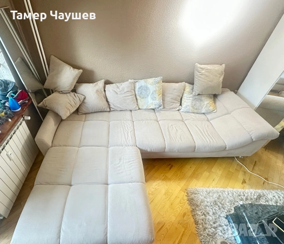 Продавам ляв ъглов диван , снимка 3 - Дивани и мека мебел - 55064311