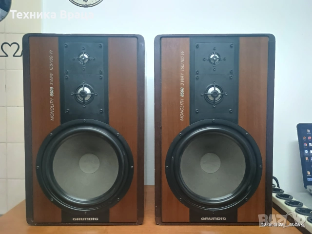 Жестоки Grundig Monolith 8500. Уникален звук! Изпращам видео. , снимка 4 - Тонколони - 55003135
