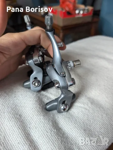 Ретро Шосейни Челюсти Shimano 600 Tricolore, снимка 6 - Части за велосипеди - 55665845