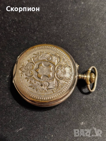 Швейцарски джобен часовник с посребрени капаци 1925г. - ПРОМОЦИЯ, снимка 14 - Джобни - 49866321