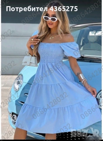Ново❤️🌸💕топ цена🌼✨ Нов модел прекрасни летни ефирни рокли в 4 цвята
