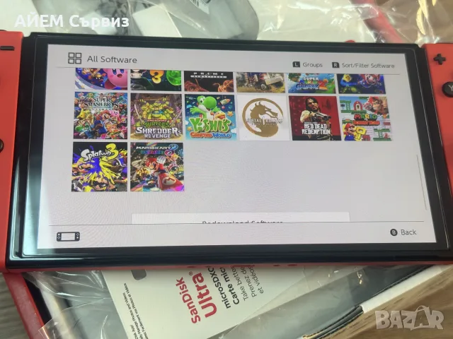 Nintendo Switch OLED с поставен чип, снимка 4 - Nintendo конзоли - 55478017